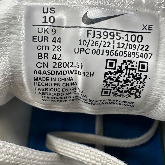 COPY - Nike Vomero 16 White Photo Blue Red Size 10M / 11.5W - Picture 3 of 6